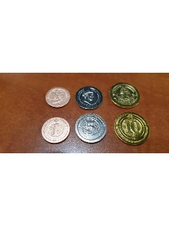 Metal Coin Sets 50db Arab számozású