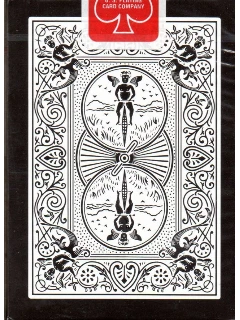 Bicycle Black Tiger Red kártya - 1 csomag