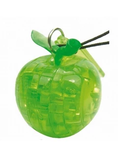 3d Kristály Kirakó Mini - Zöld Alma - Apple