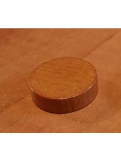 Fa Játékalkatrész - Korong 25mm-es Barna (Cseresznye)
