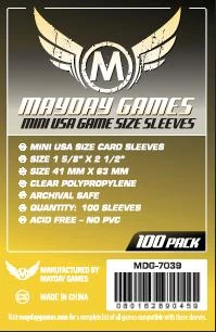 Kártyavédő Fólia - 41x63mm - Mini Usa Game Size Sleeves (100db)