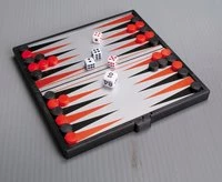 Backgammon - Összehajtható Mágneses, Műanyag (13x13,5x1,1cm)