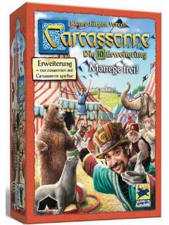 Carcassonne (10 Kiegészítő új design) - Manege Frei!