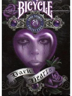 Bicycle Anne Stokes II - Dark Hearts kártya - 1 csomag