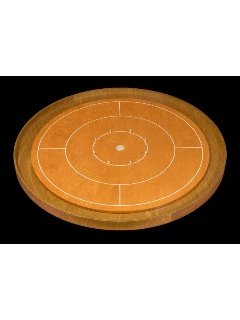 Crokinole Prémium Versenytábla - Gőzölt bükk tábla - Tölgy perem (Korong nélkül)