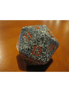 Dobókocka - 20 oldalú 34mm-es - Speckled 34mm 20-Sided Dice - Granite