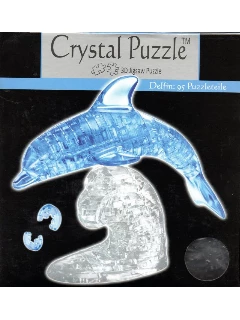 3d Kristály Kirakó Óriás - Kék Delfin - Dolphin Blue
