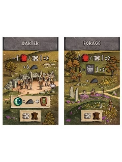 Skara Brae: KS Promo Action Tiles - Barter & Forage (Skara Brae KS Promo Tiles) (Kiegészítő)