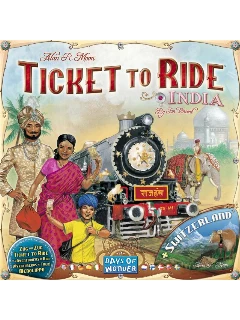 Ticket To Ride Map Collection - Volume 2 - India & Switzerland (Kiegészítő)