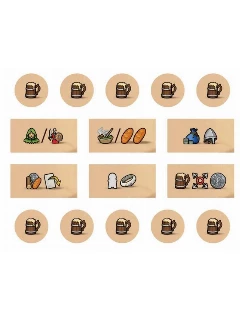 The Anarchy: Beer & Plunder Tiles - (The Anarchy KS Promo Tokens) (Kiegészítő)