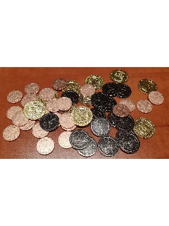 Metal Coin Sets 50db Római Számozású