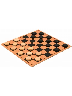 Dame-set - Mdf Dáma Szett - 232 X 116 X 12 mm (Korongok Átmérője 21mm)