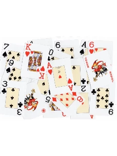 Póker - Casino Poker Gold Lion kártya Jumbo Index Casino minőségű - 1 csomag - Piros - Dobozban