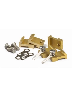 Massoth Rail Clamps G Scale, Brass, 19mm (50/pack) 8100111