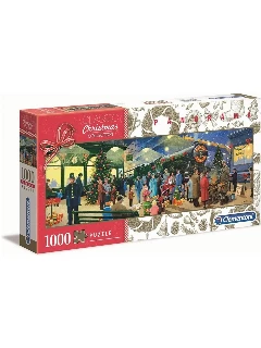 Clementoni 1000 db-os Panoráma puzzle - Karácsonyi utazás_8394
