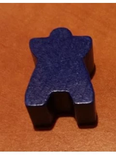 Fa Játékalkatrész - Meeple Vezér Sötét Kék