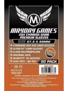 Kártyavédő Fólia - 57.5x89mm - Premium Usa Chimera Game Sleeves (25%-al Vastagabb) (50db)