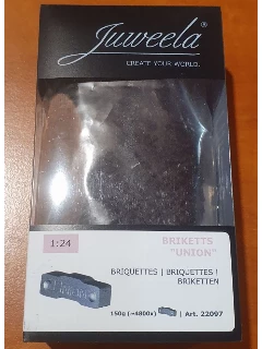 Juweela 1:24 Briquettes of coal"UNION", 150g (app. 4800 pcs.)