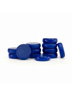 Crokinole Korongszett Mini 12db - Kék