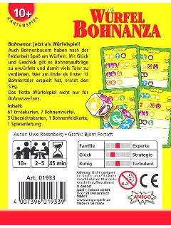 Bohnanza - Bohnanza Kockajáték - Würfel Bohnanza
