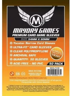 Kártyavédő Fólia - 54x80mm - Yucatan Card Sleeves - Narrow (50db)