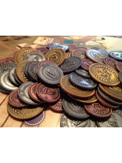 Viticulture: Metal Lira Coins (Kiegészítő)
