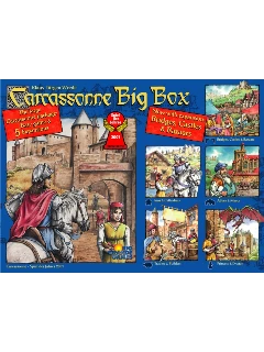 Carcassonne: Big Box 3: (Alapjáték +1kieg. +2 Kieg. +3 Kieg. +5 Kieg. +8 Kieg.)