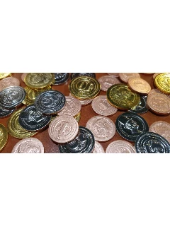 Metal Coin Sets 50db Arab Számozású