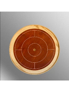 Crokinole Prémium Minitábla - Cseresznye Tábla - Natúr Perem (Korong Nélkül)