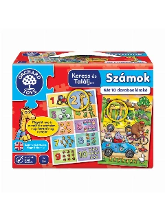 Keress És Találj…Számok Puzzle, 2x10 Db-os