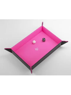 Dobótálca - Magnetic Dice Tray Rectangular Black/Pink