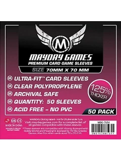 Kártyavédő Fólia - 70x70mm - Premium Card Game Sleeves (25%-al Vastagabb) (50db)