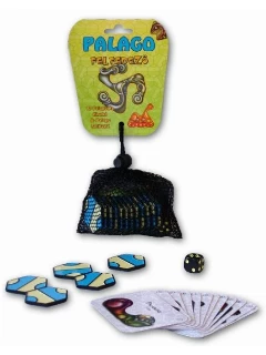 Palago - Felfedező Készlet (Kék Sárga) - 12 Lapka, 12 Kártya, 1 Dobókocka
