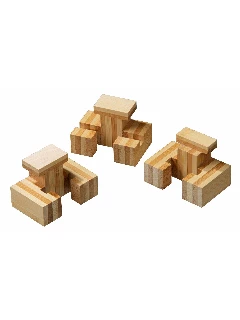 Csúszda kocka, bambusz - Slide Cube