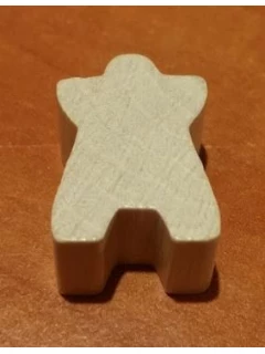 Fa Játékalkatrész - Meeple Vezér Natúr