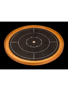 Crokinole Prémium Versenytábla - Ében tábla - Gőzölt bükk perem (Korong nélkül)