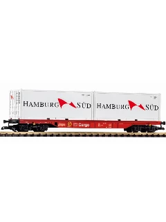 Piko G 37750 Db Vi Flat W/2 20 Containers Hamburg Sud