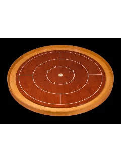 Crokinole Prémium Versenytábla - Cseresznye tábla - Gőzölt bükk perem (Korong nélkül)