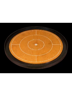 Crokinole Prémium Versenytábla - Gőzölt bükk tábla - Ében perem (Korong nélkül)