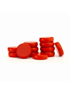 Crokinole Korongszett Mini 12db - Piros