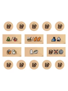 The Anarchy: Beer & Plunder Tiles - (The Anarchy KS Promo Tokens) (Kiegészítő)
