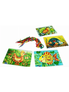 Óvodások Játéktára - Tarkabarka Fűzőcske (Új Kiadás)