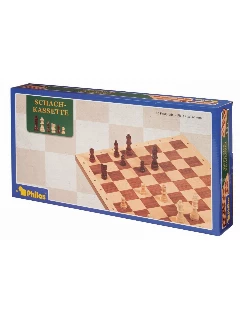 Sakk Készlet Fa - 405 X 405 X 25 mm, Mező 45mm, Király 78 mm