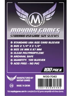 Kártyavédő Fólia - 56x87mm - Standard Usa Game Size Sleeves (100db)