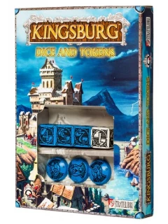 Kingsburg Dice & Tokens Set Blue (Kiegészítő)