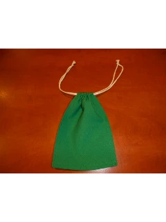 Szövetzsák 14cm x 18cm - Zöld