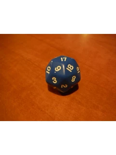 Dobókocka - 30 Oldalú Dobókocka - Opaque Triantakohedron D30 Dice - 33mm - Kék