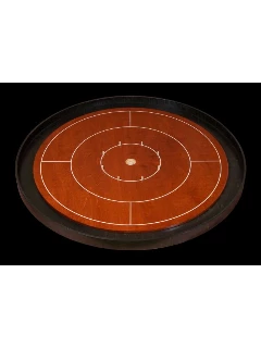 Crokinole Prémium Versenytábla - Cseresznye tábla - Ében perem (Korong nélkül)