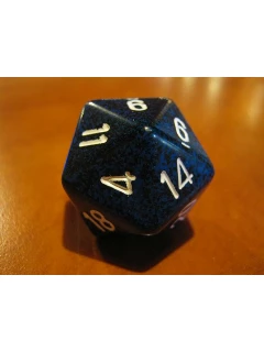 Dobókocka - 20 Oldalú 34mm-es - Speckled 34mm 20-sided Dice - Stealth
