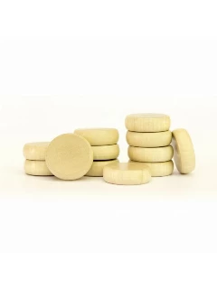 Crokinole Korongszett Mini 12db - Natúr
